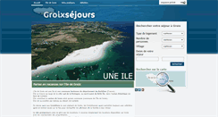 Desktop Screenshot of groixsejours.com